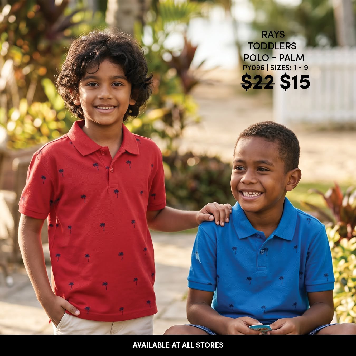Rays Toddlers Polo - Palm
