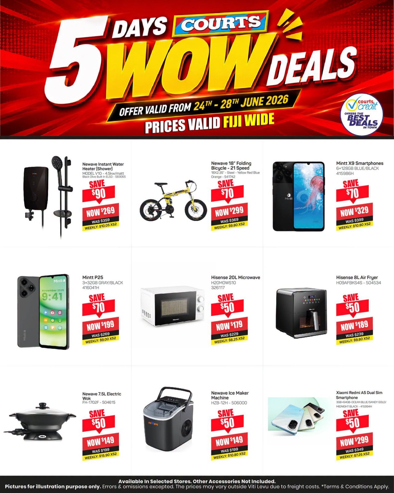 5 Days Courts WOW Deals - Page 1