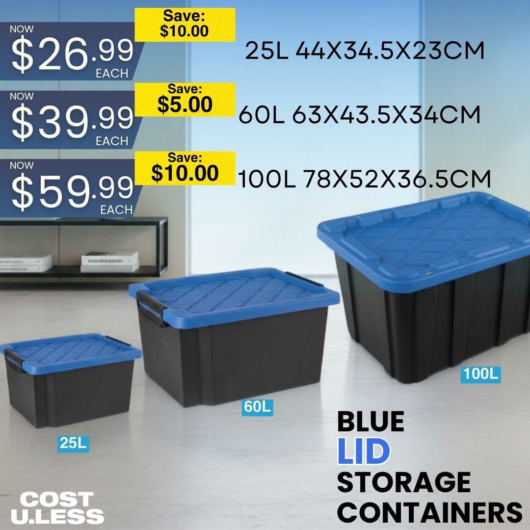 Blue Lid Storage Containers Sale - Page 1