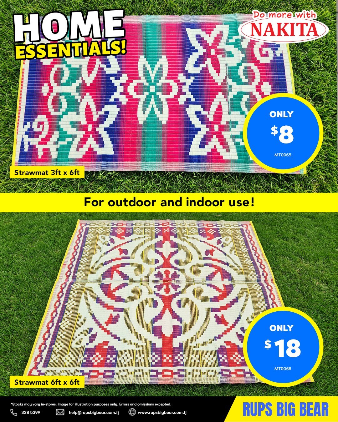 Home Essentials Strawmats