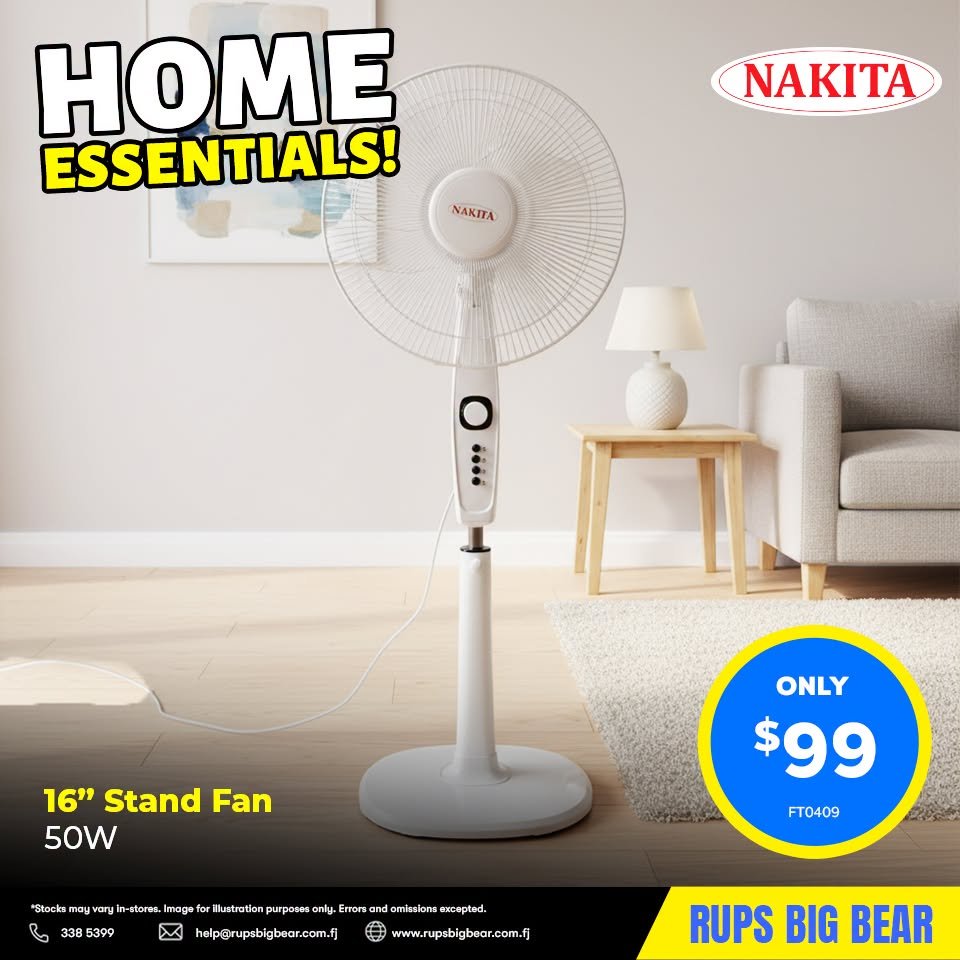 16" Stand Fan - NAKITA