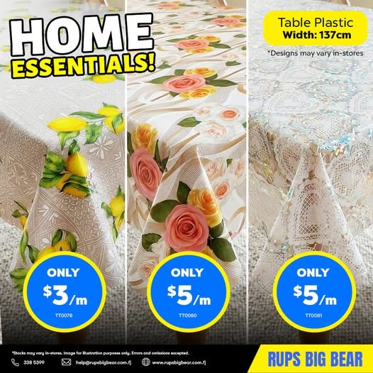 Home Essentials – Table Plastic
