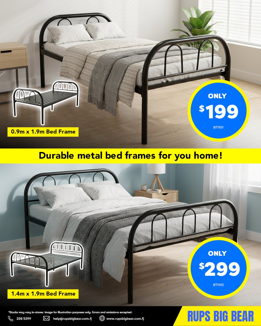 Durable Metal Bed Frames