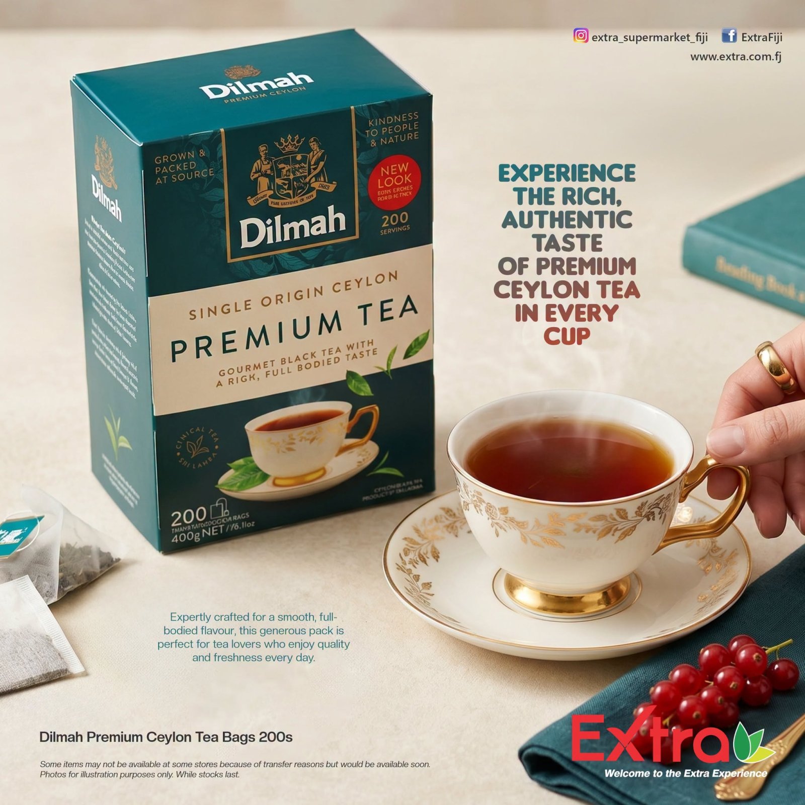 Dilmah Premium Ceylon Tea Bags 200's
