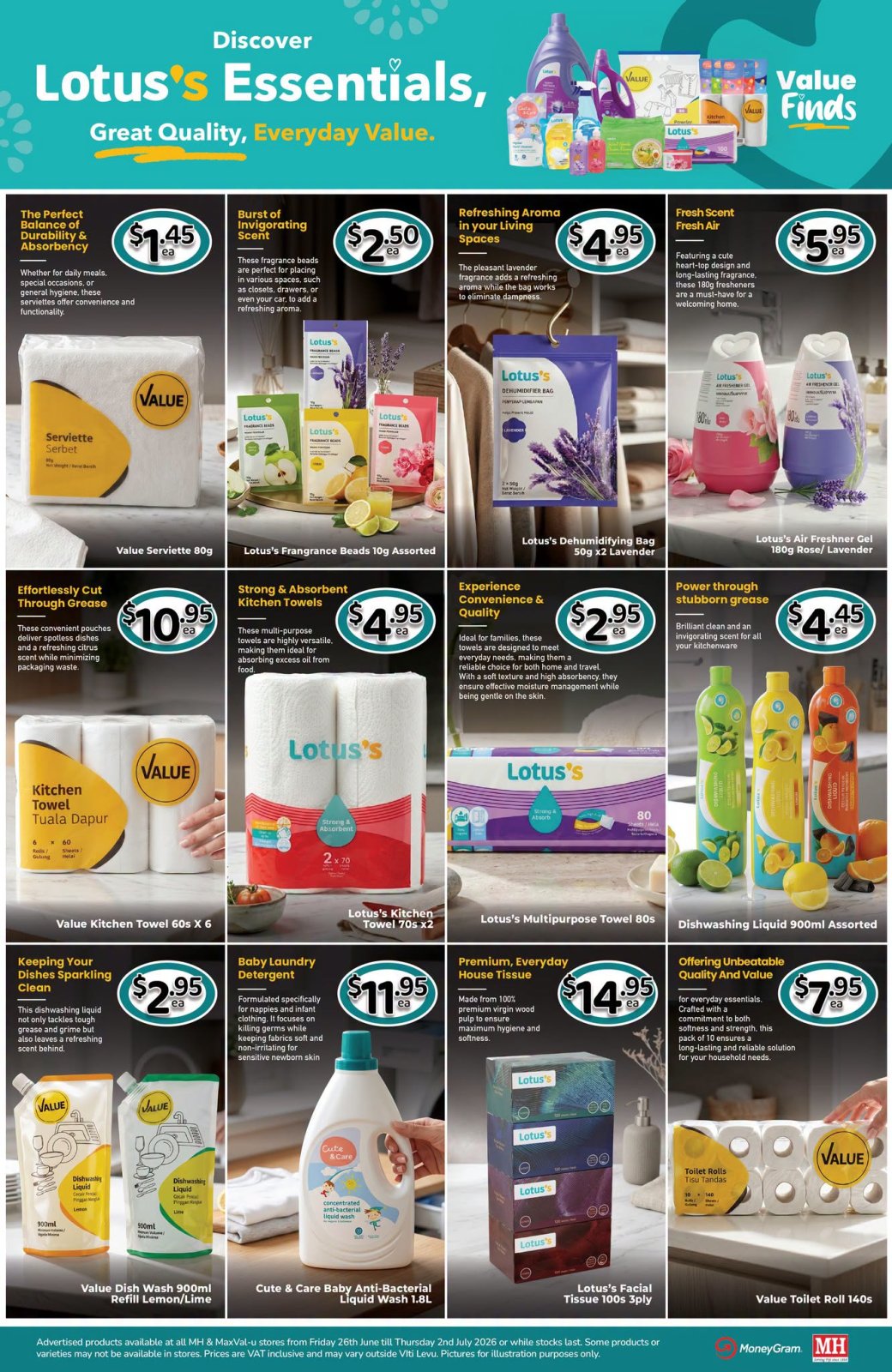 Lotus's Essentials – Great Quality, Everyday Value - Page 1