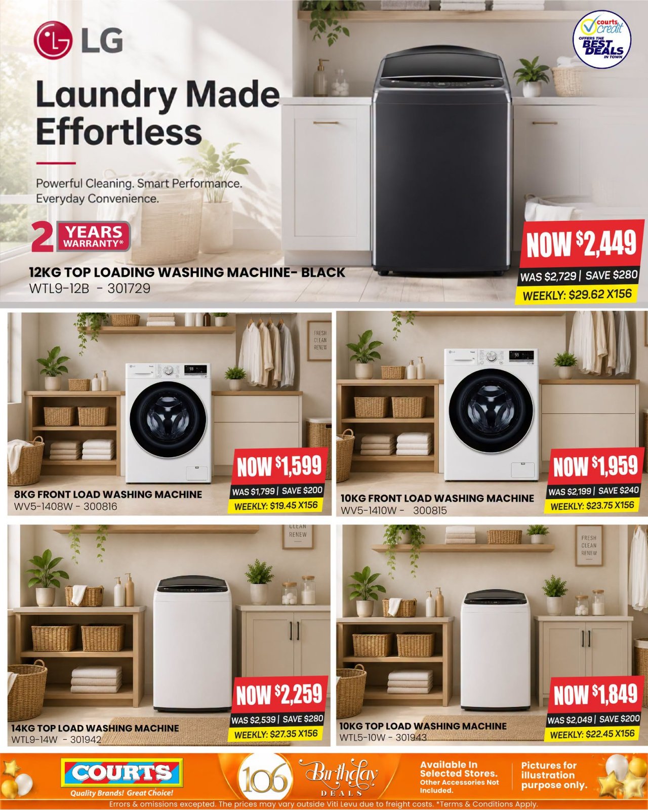 LG Laundry Made Effortless - Page 1
