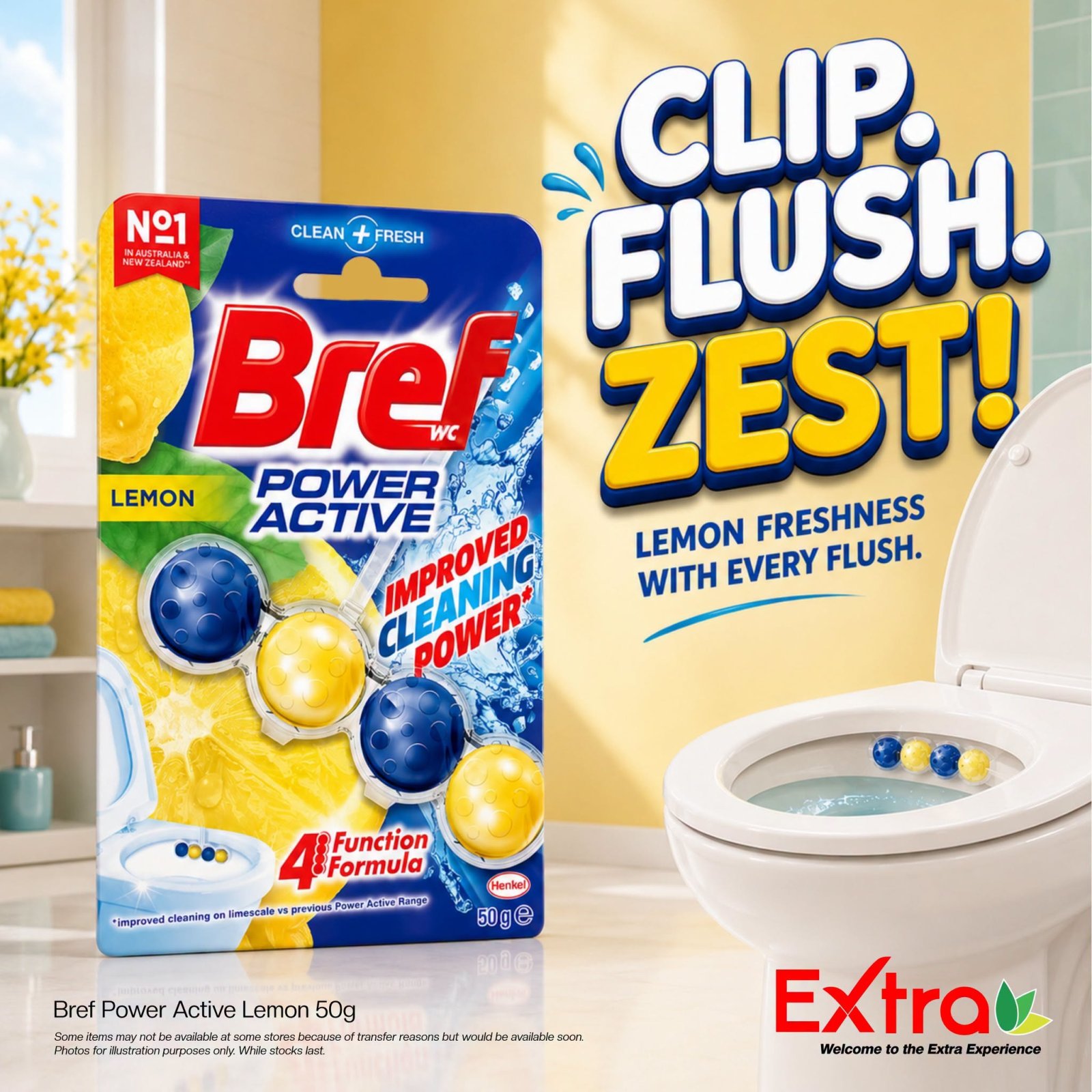 Bref Power Active Lemon 50g