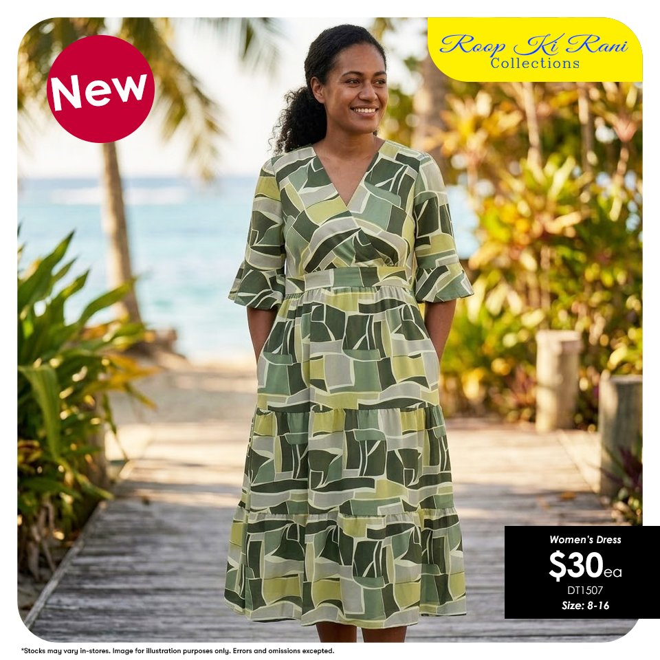 Women's Dress - Geometric Print