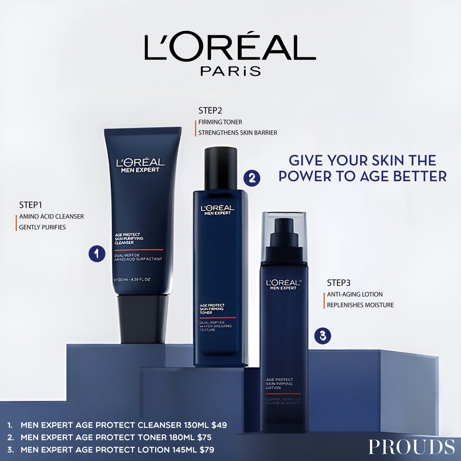 L'Oréal Men Expert Age Protect Skincare Range - Page 1