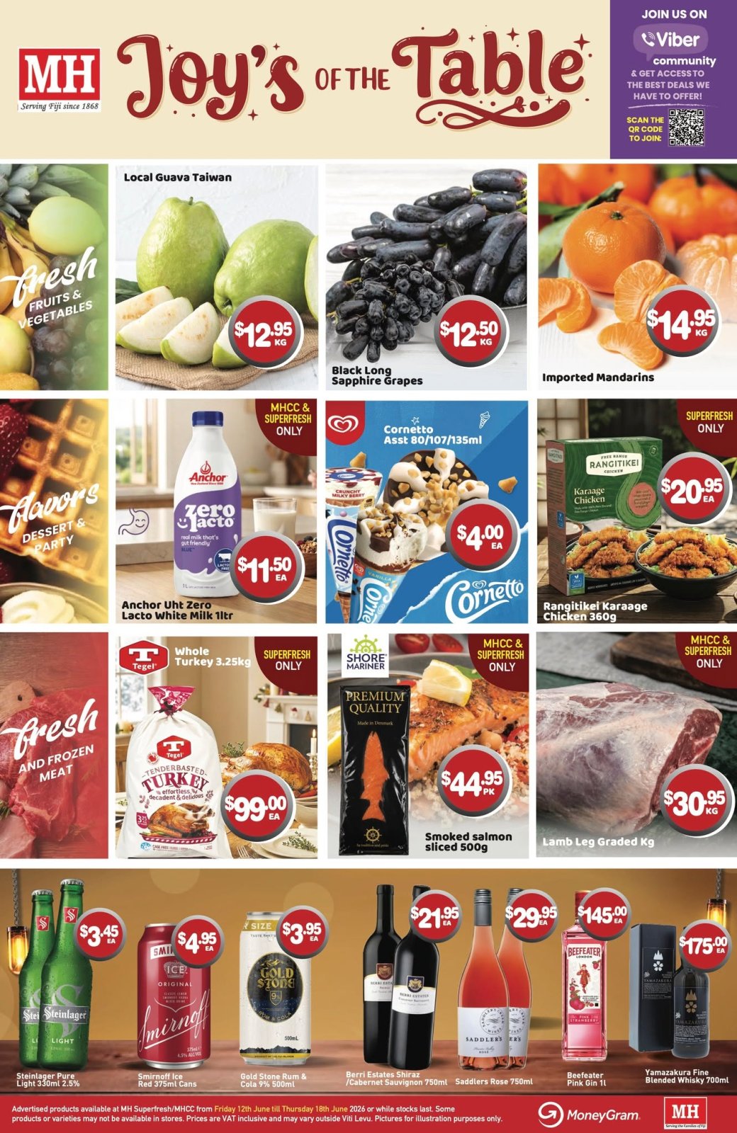 Joy's of the Table – Weekly Fresh & Frozen Specials - Page 1