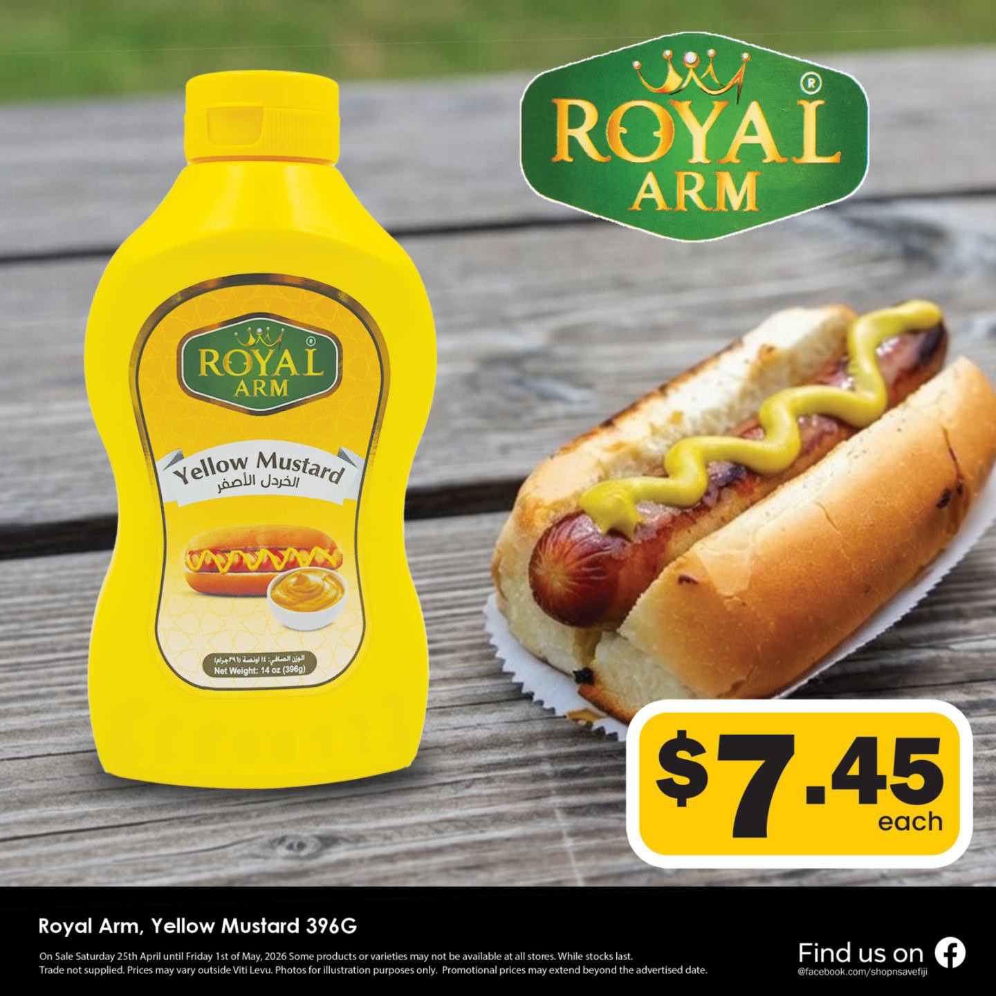 Royal Arm Yellow Mustard 396G