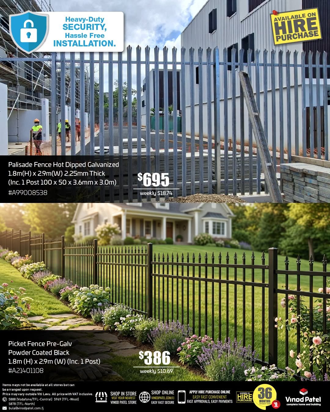 Durable Fencing Solutions – Palisade & Picket Fence - Page 1