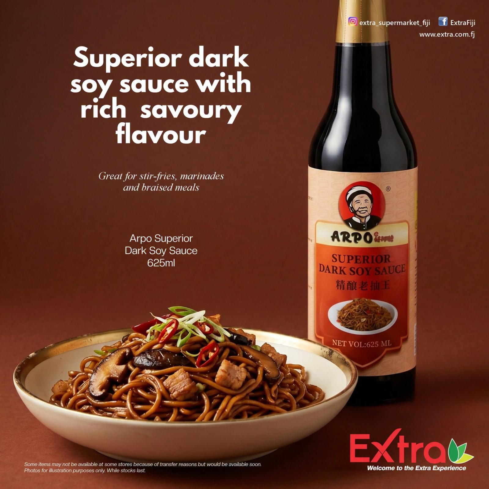 Arpo Superior Dark Soy Sauce 625ml