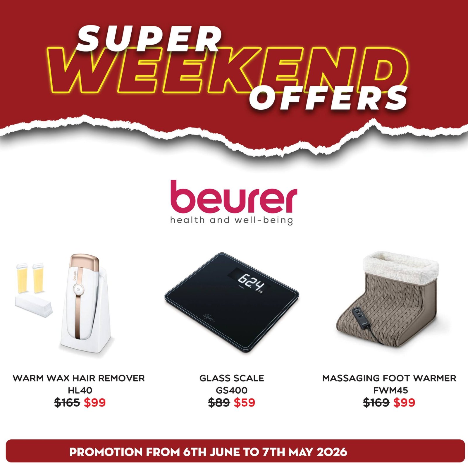 Super Weekend Offers - Beurer Health & Wellness