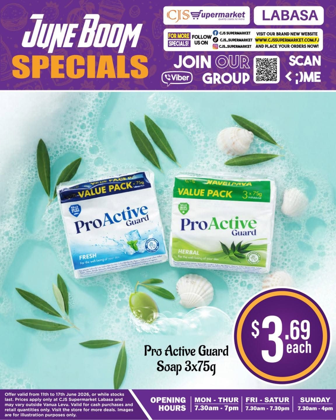 Pro Active Guard Soap 3x75g