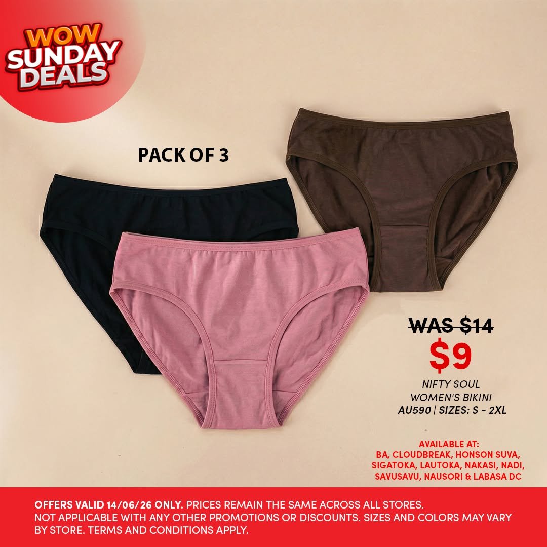 Nifty Soul Women's Bikini 3-Pack
