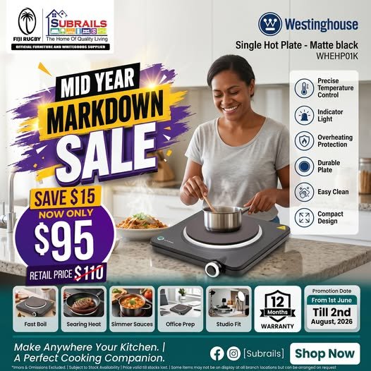 Westinghouse Single Hot Plate - Mid Year Markdown