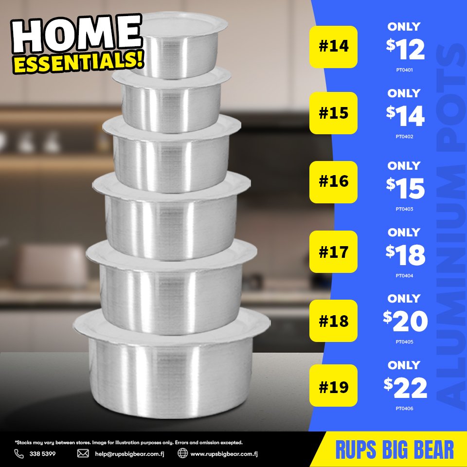 Aluminium Cookware - Home Essentials