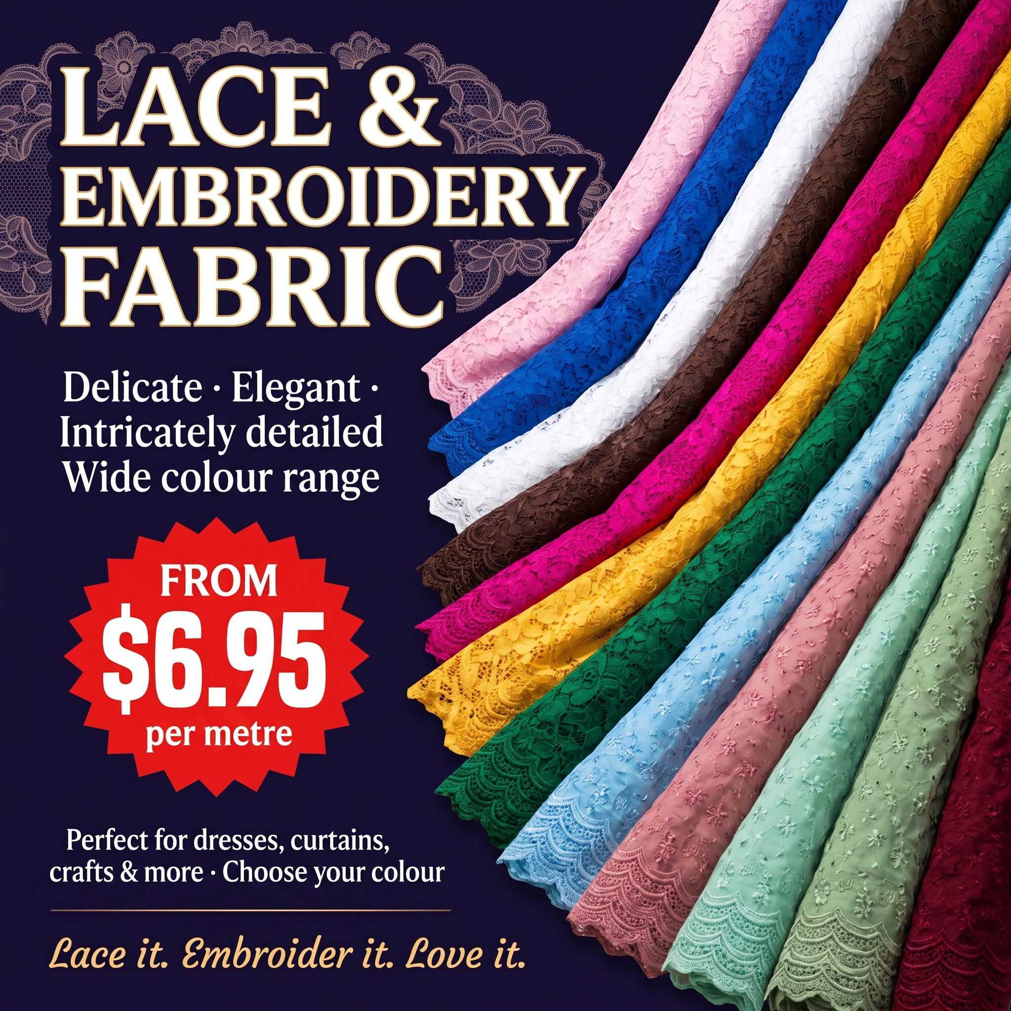 Lace & Embroidery Fabric