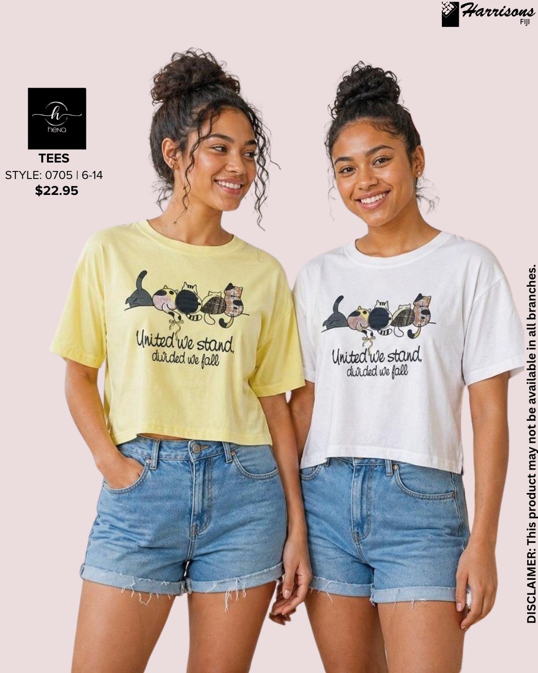 Heino Crop Top Tees - Style 0705