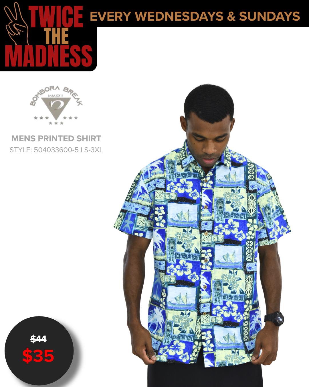 Mens Printed Shirt