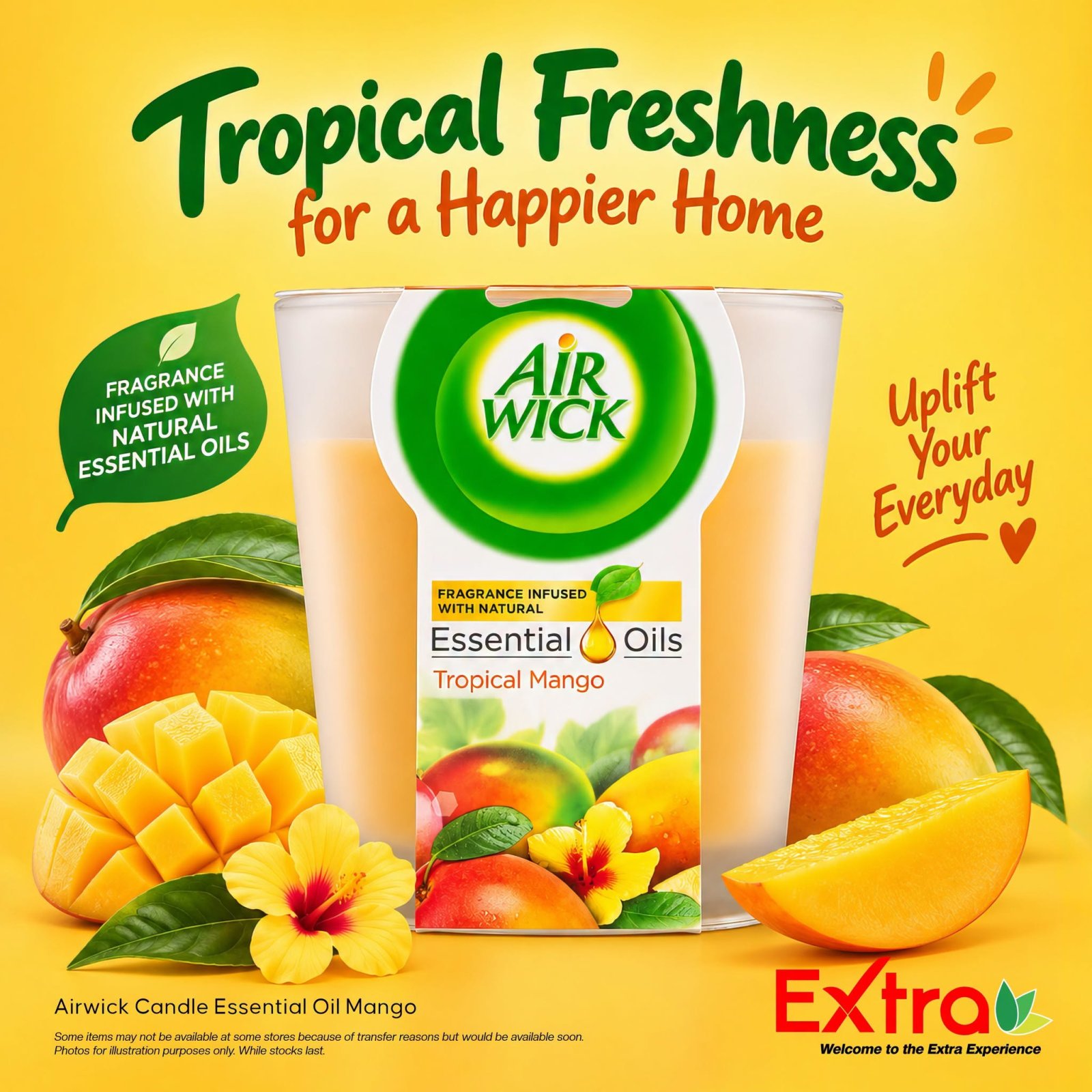 Airwick Mango Essential Oil Candle