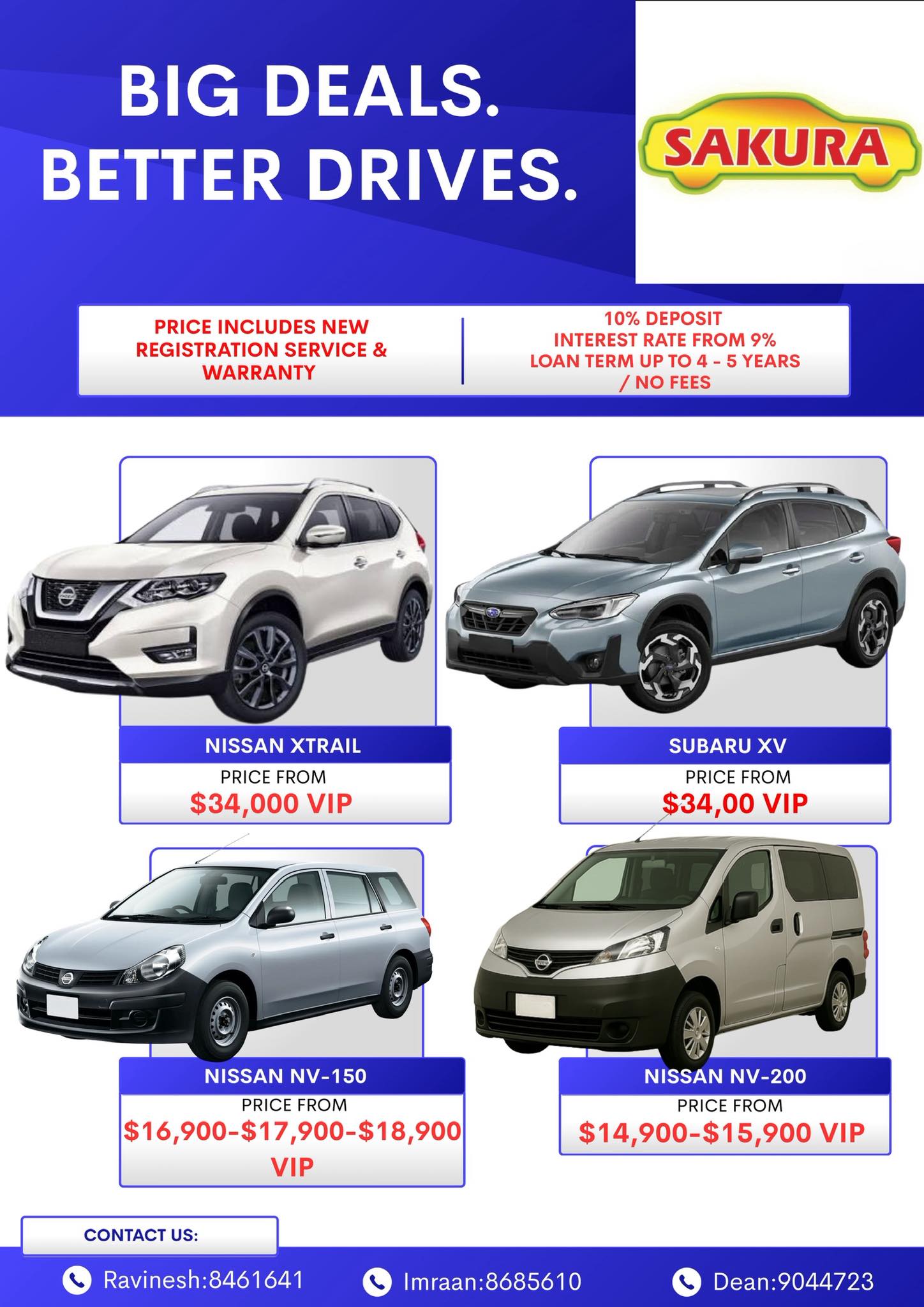 Big Deals. Better Drives. – Sakura Cars Vehicle Offers