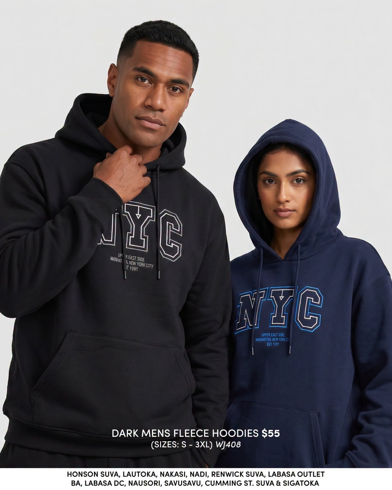 Dark Mens Fleece Hoodies