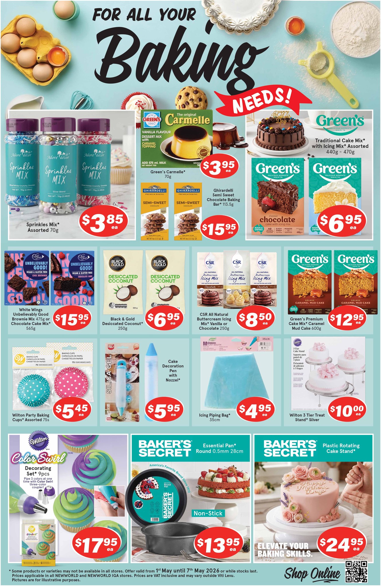 For All Your Baking Needs - Page 1