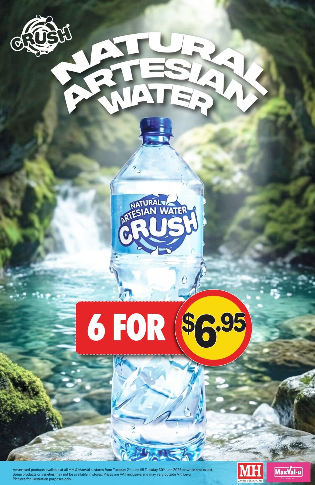 Crush Natural Artesian Water