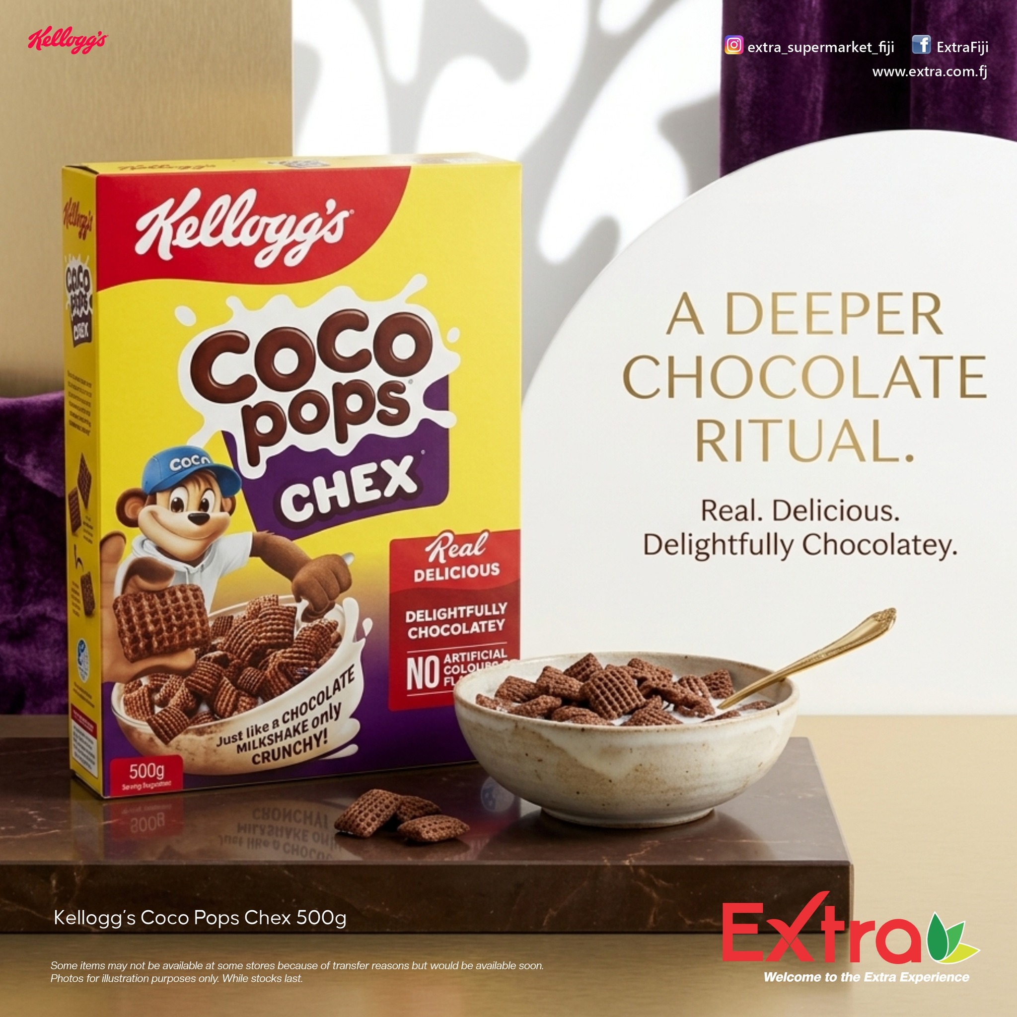 Kellogg's Coco Pops Chex 500g - $15.95each