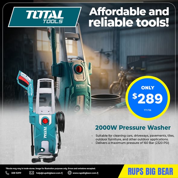 2000W Pressure Washer
