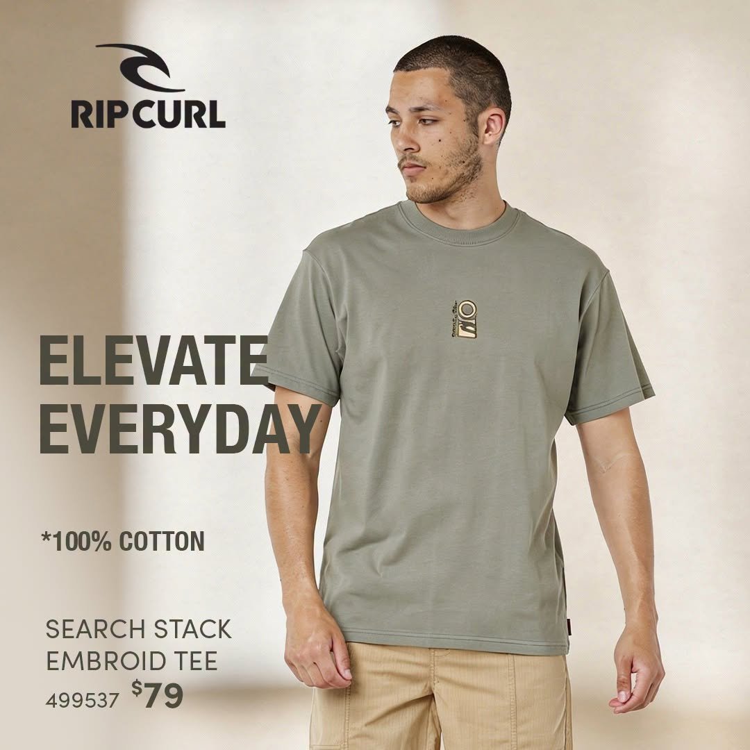 Search Stack Embroid Tee
