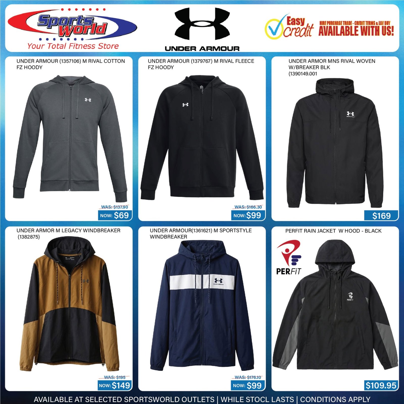 Under Armour & Perfit Sportswear Sale - Page 1