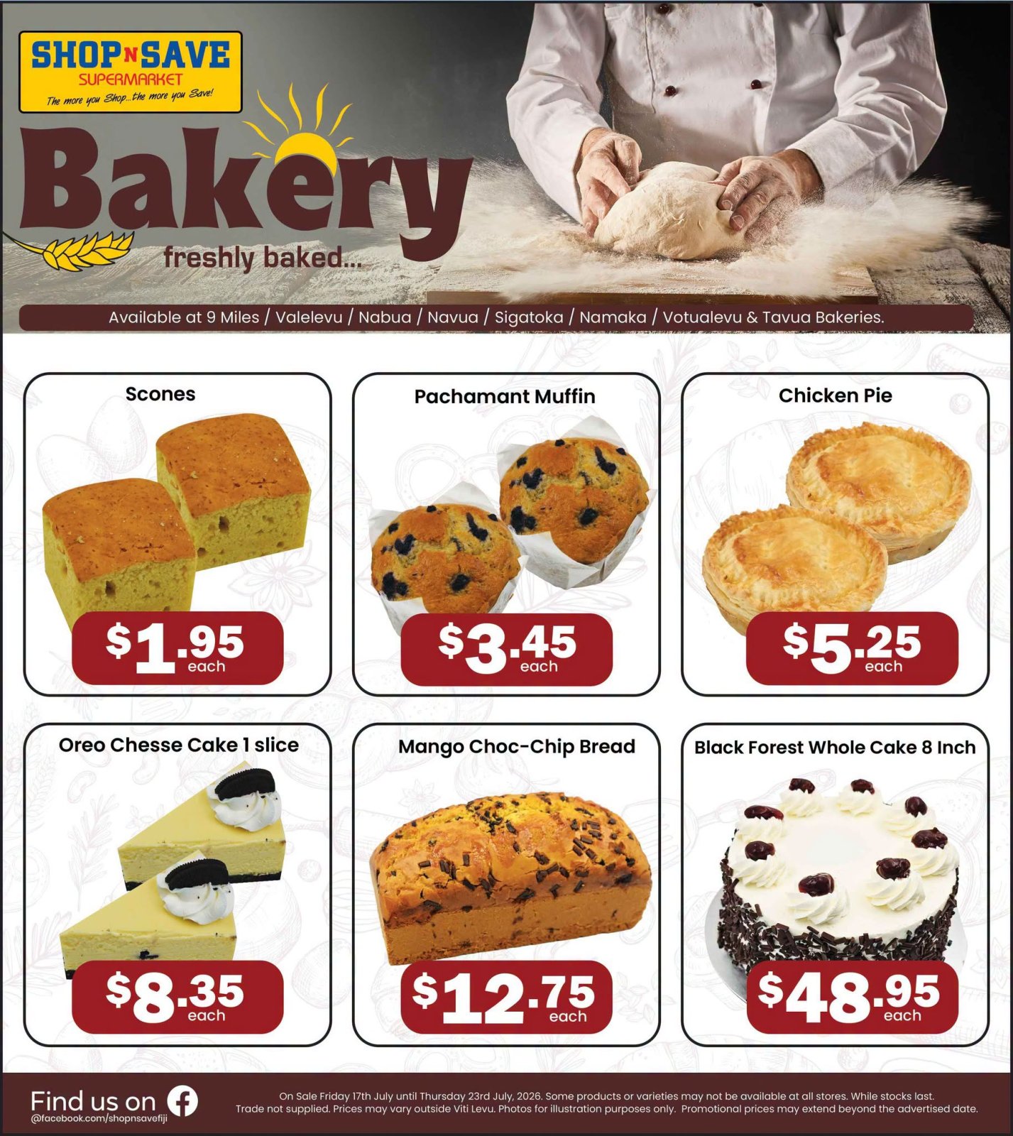 Shop n Save Bakery Specials - Page 1