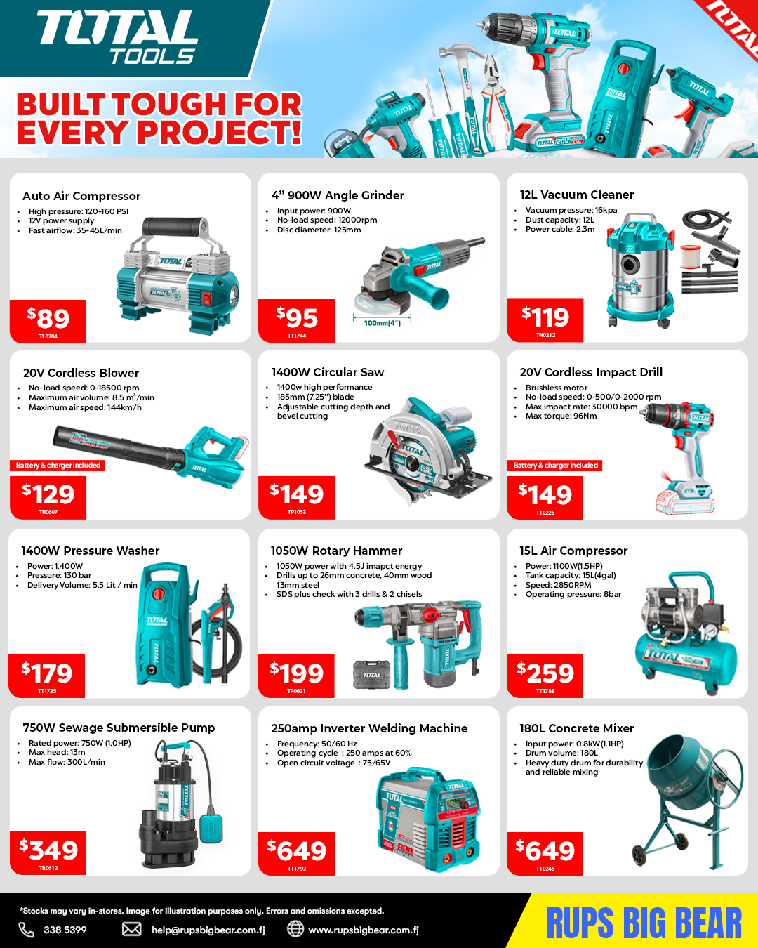 Total Tools - Built Tough For Every Project - Page 1