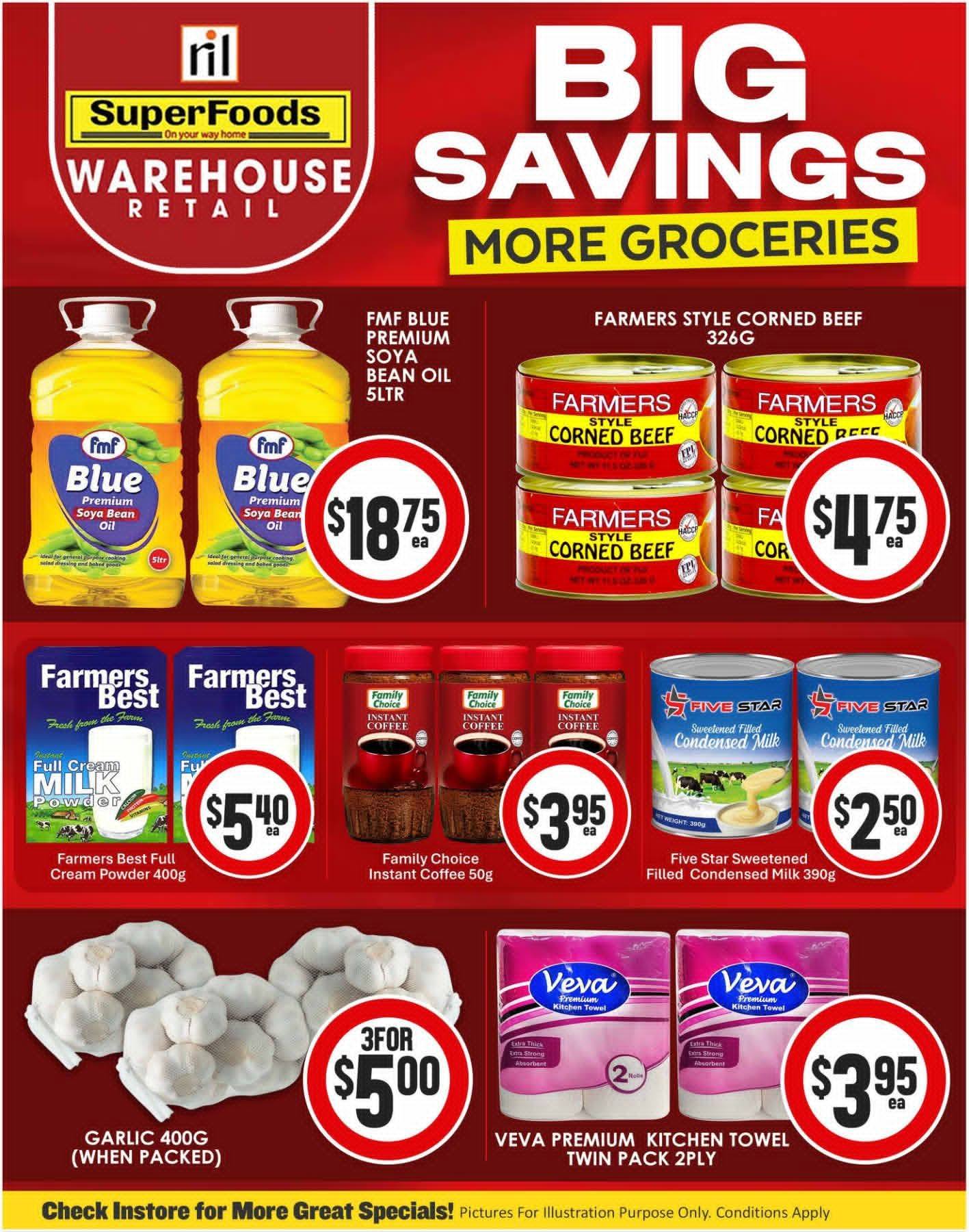 Big Savings - More Groceries - Page 1