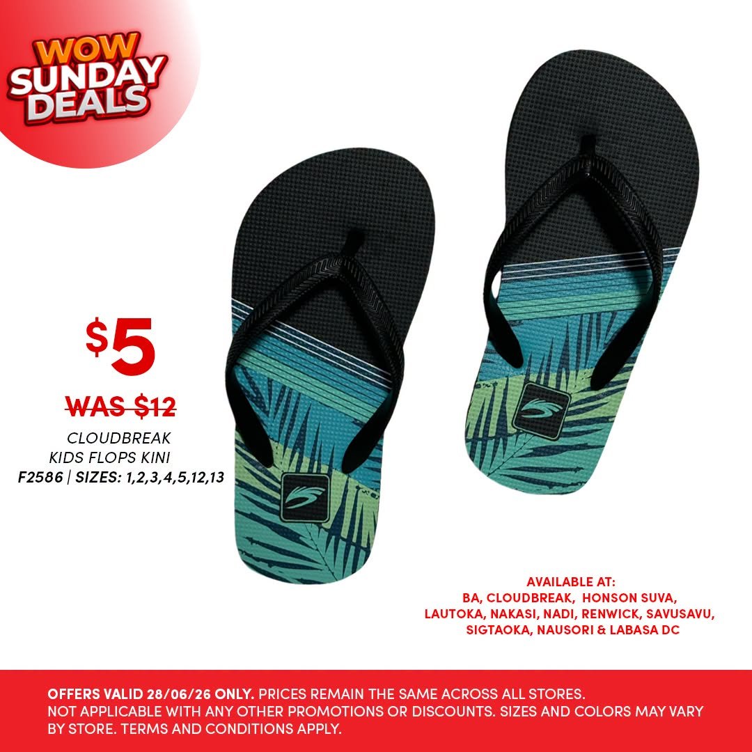 Cloudbreak Kids Flops Kini