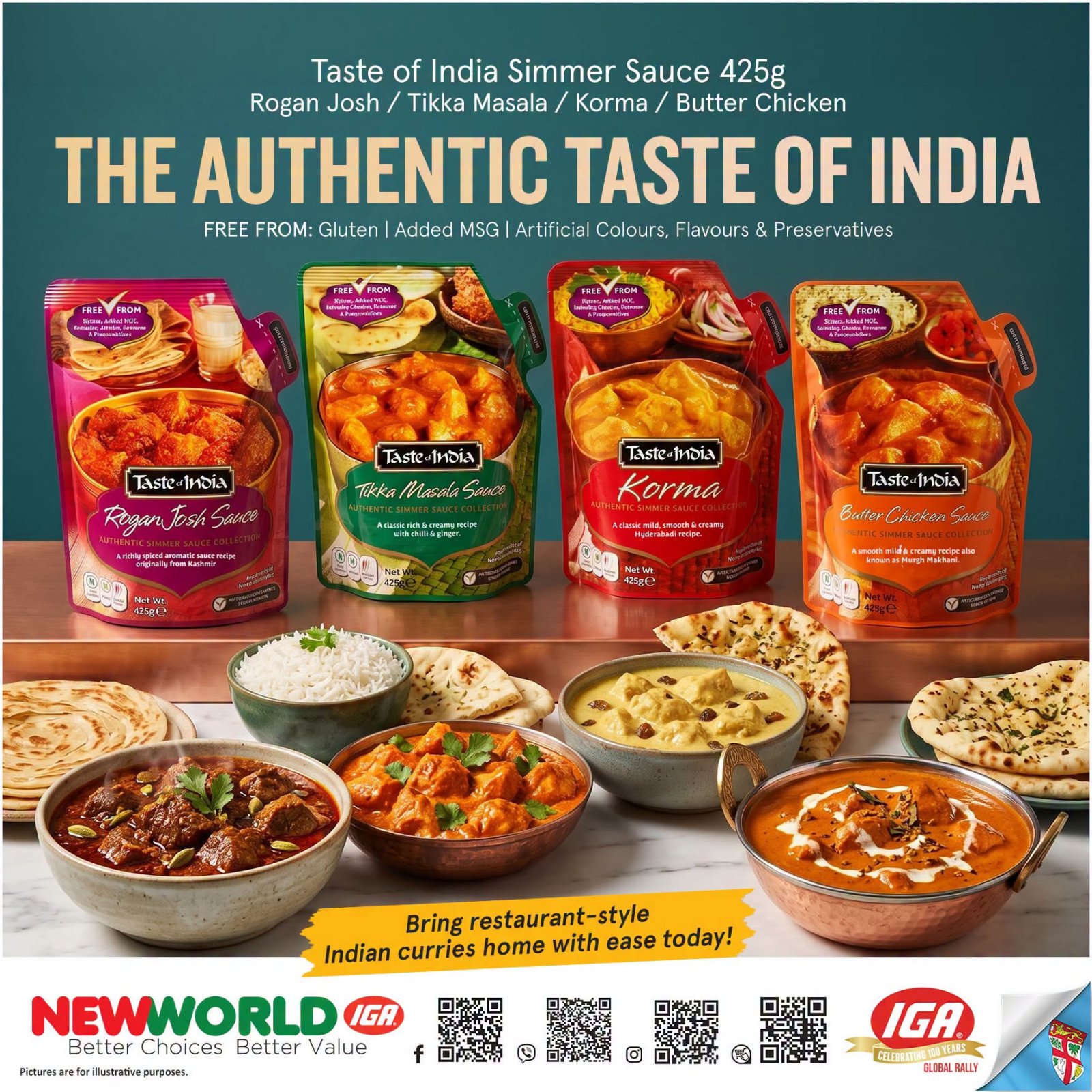 Taste of India Simmer Sauce 425g