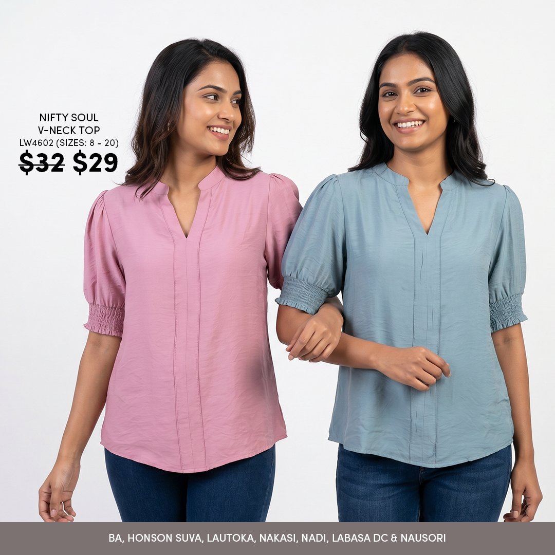 Nifty Soul V-Neck Top