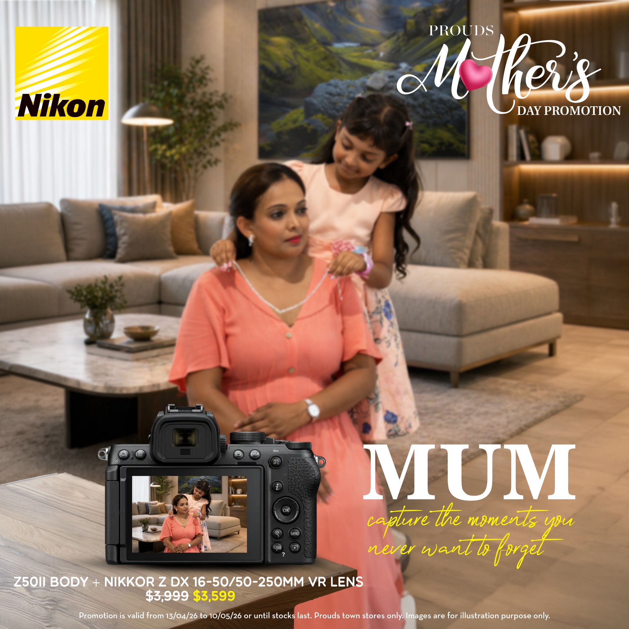 Nikon Z50II Camera Kit - Mother's Day Promotion