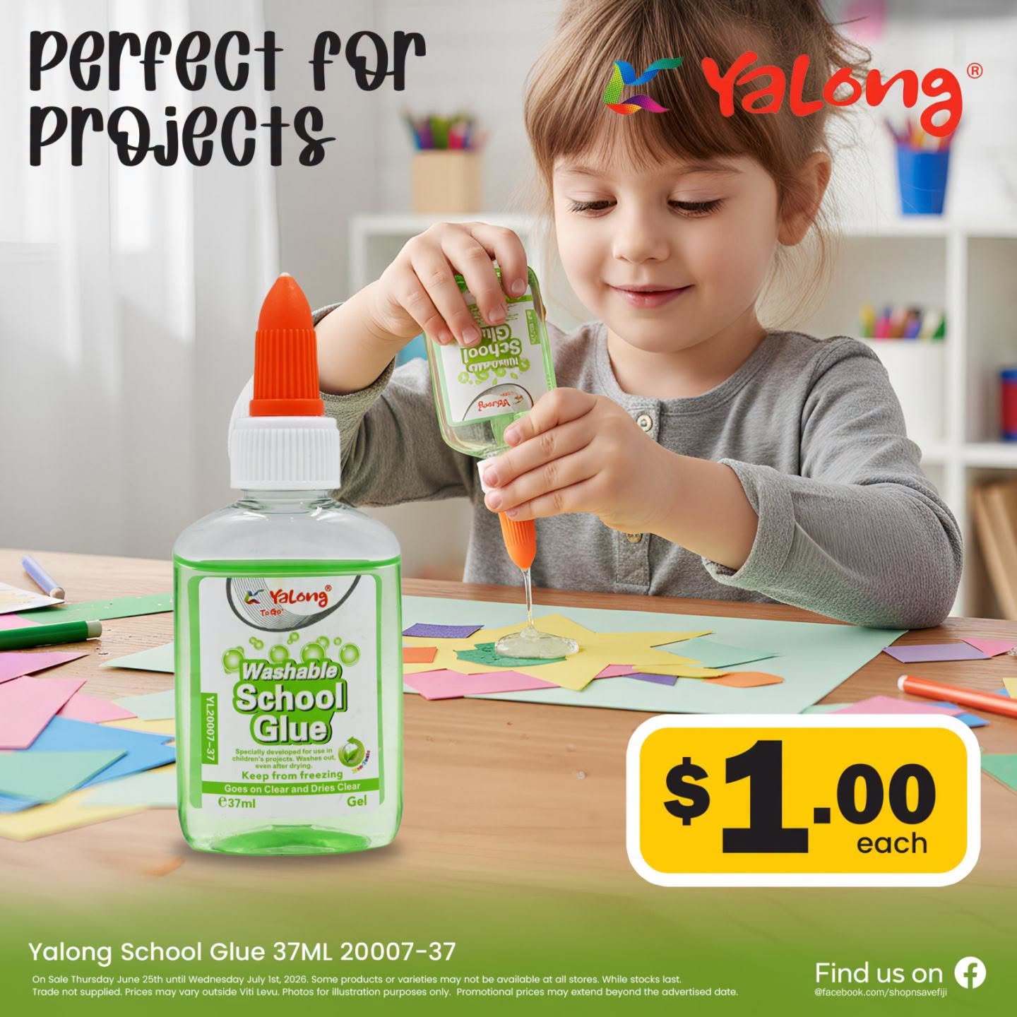 Yalong School Glue 37ML