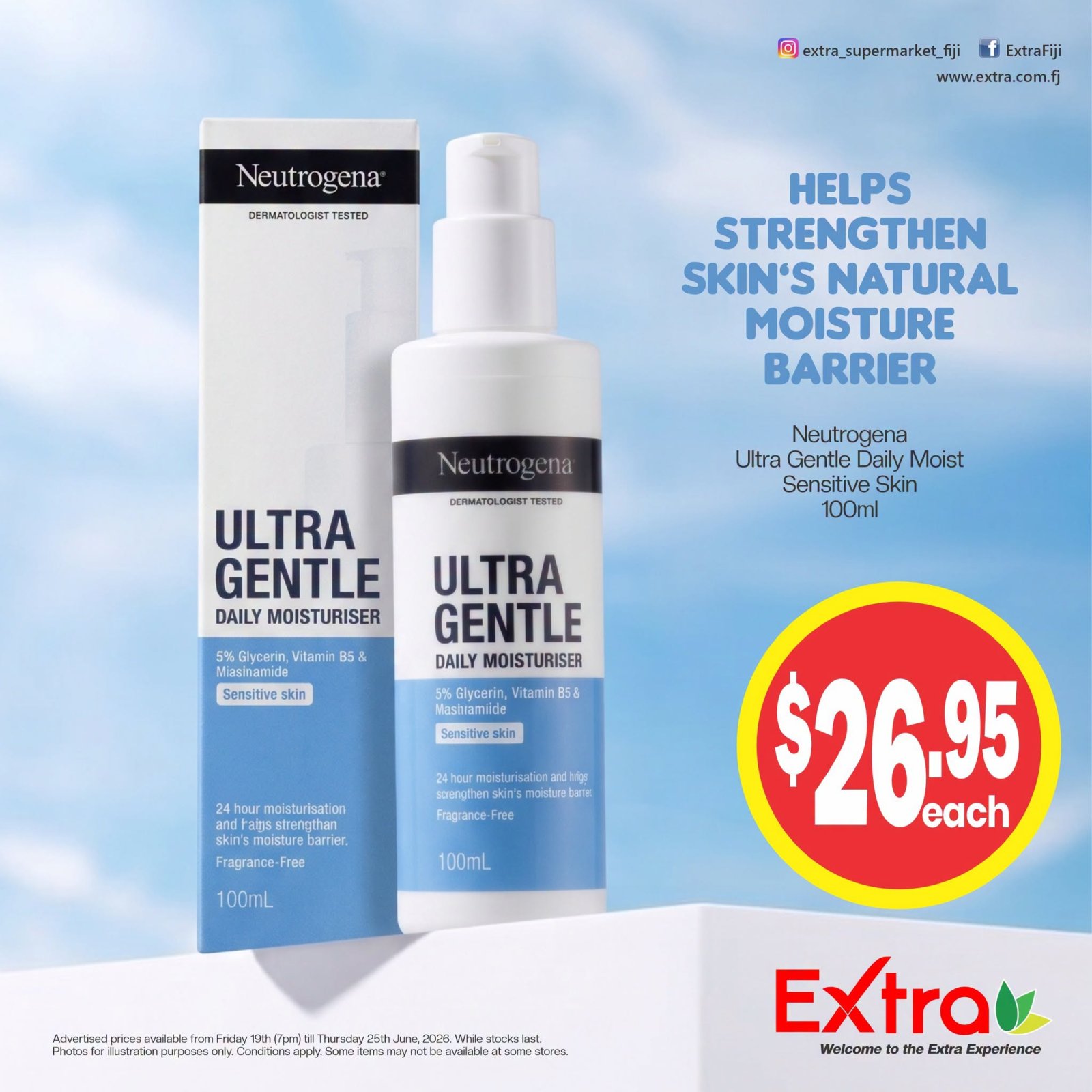 Neutrogena Ultra Gentle Daily Moisturiser