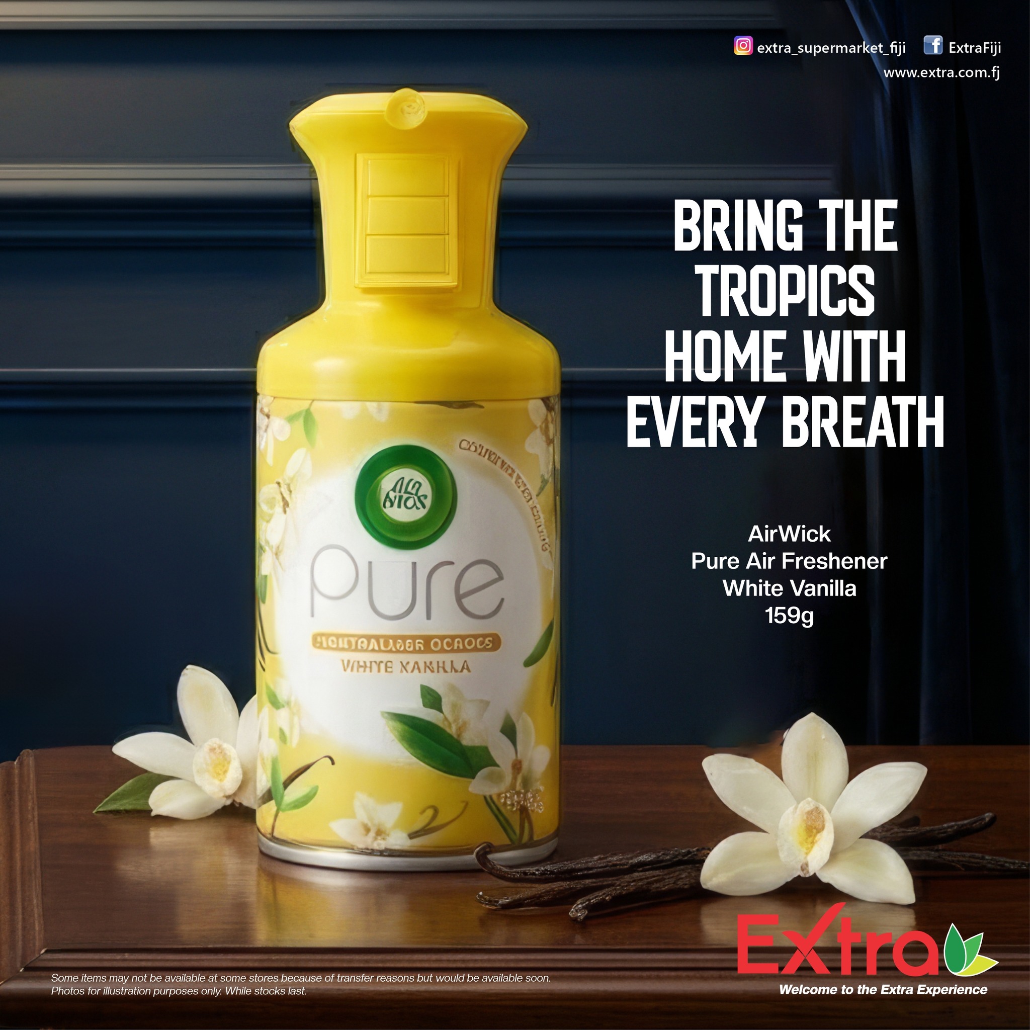 AirWick Pure Air White Vanilla Freshener 159g - $14.95each