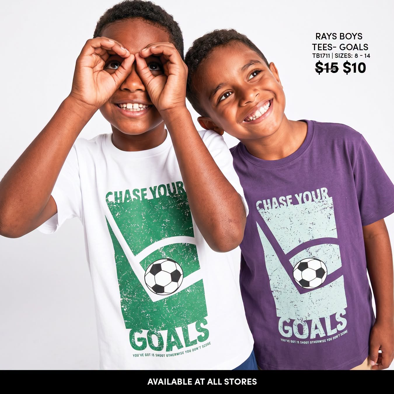 Rays Boys Tees - Goals