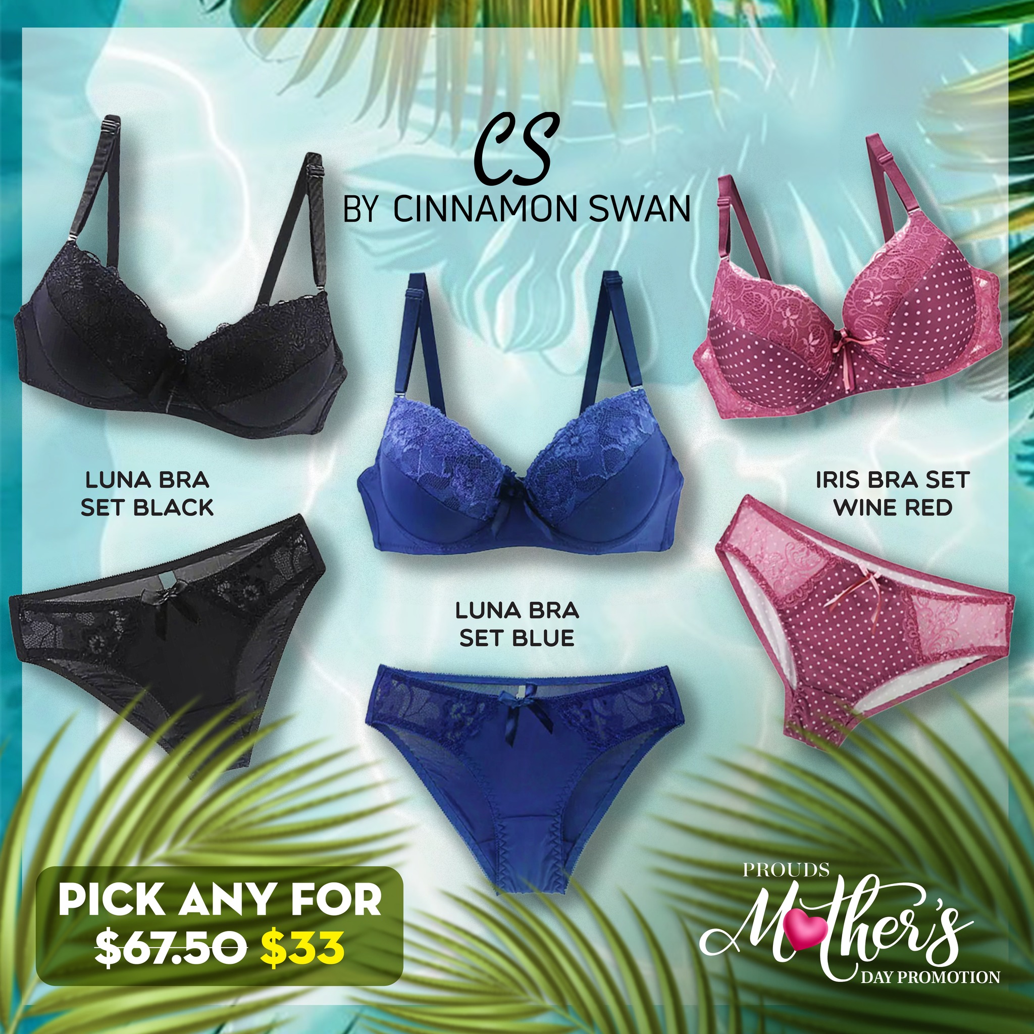 CS by Cinnamon Swan Lingerie - Mother's Day Promotion