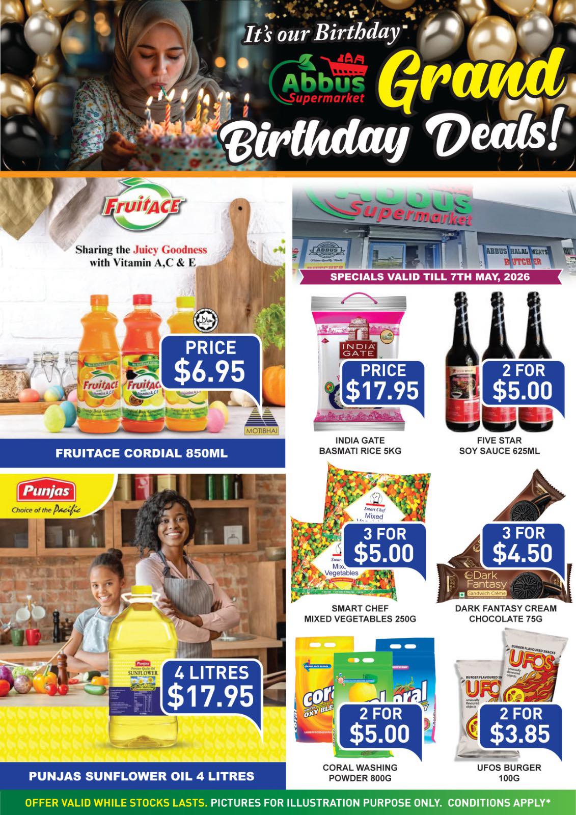 Abbus Supermarket Grand Birthday Deals - Page 1