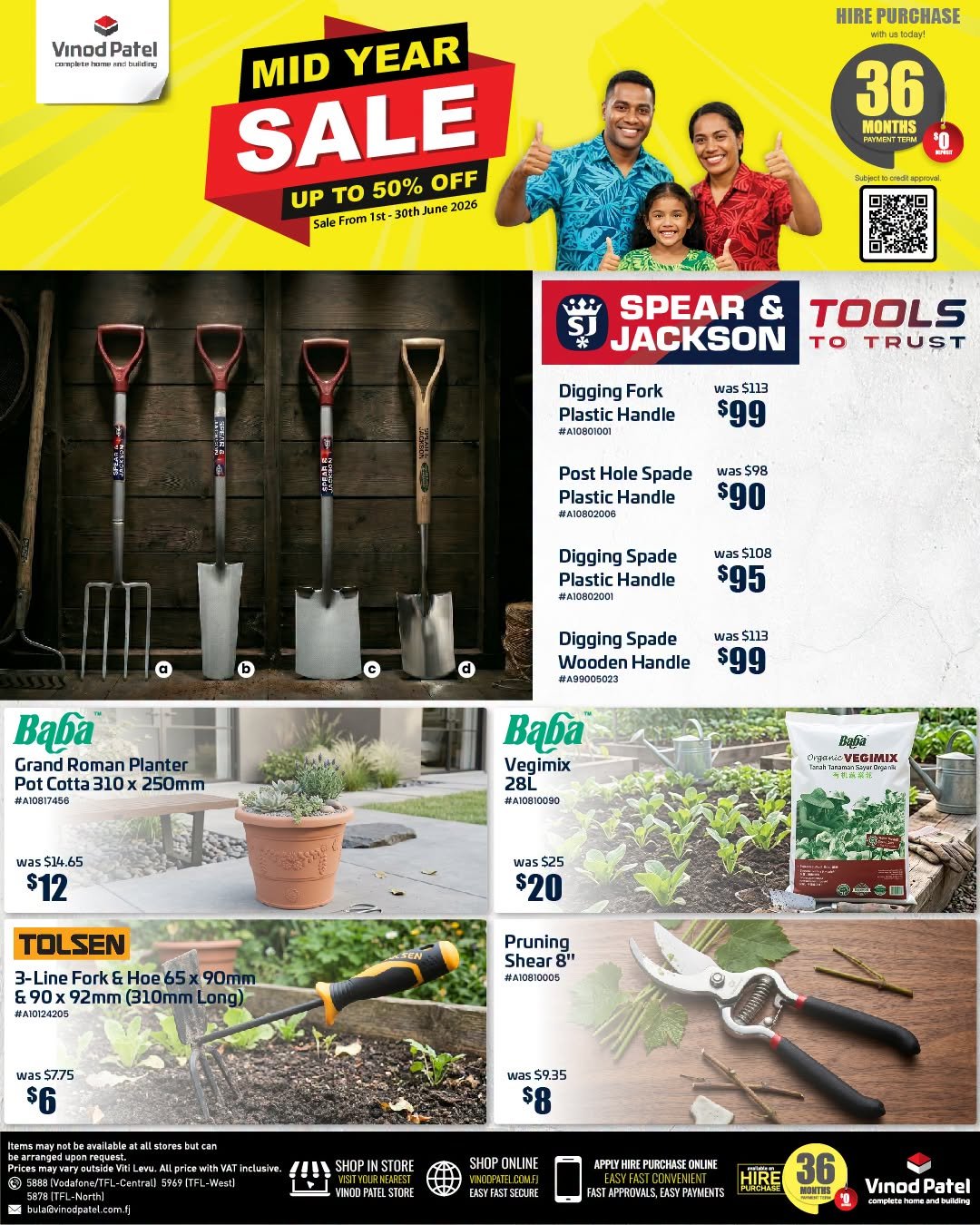 Mid Year Sale – Up to 50% Off Garden Tools & Planters - Page 1