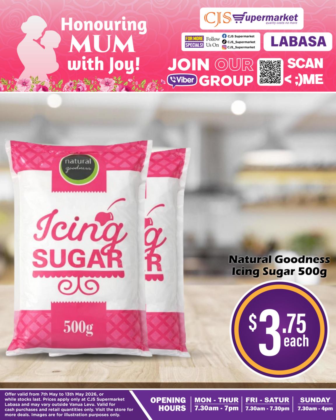 Natural Goodness Icing Sugar 500g
