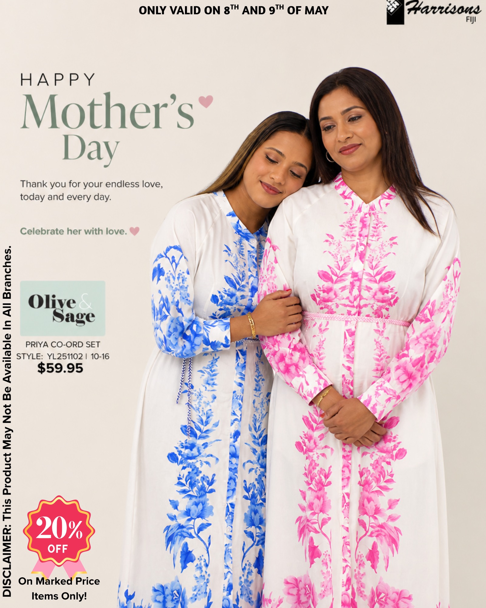 Priya Co-Ord Set Mother's Day Special
